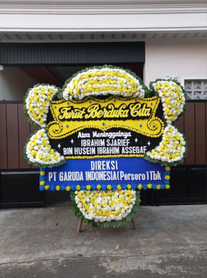 Papan Bunga Duka di Sendangmulyo