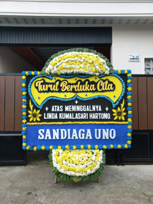 Papan Bunga Duka di Sendangmulyo